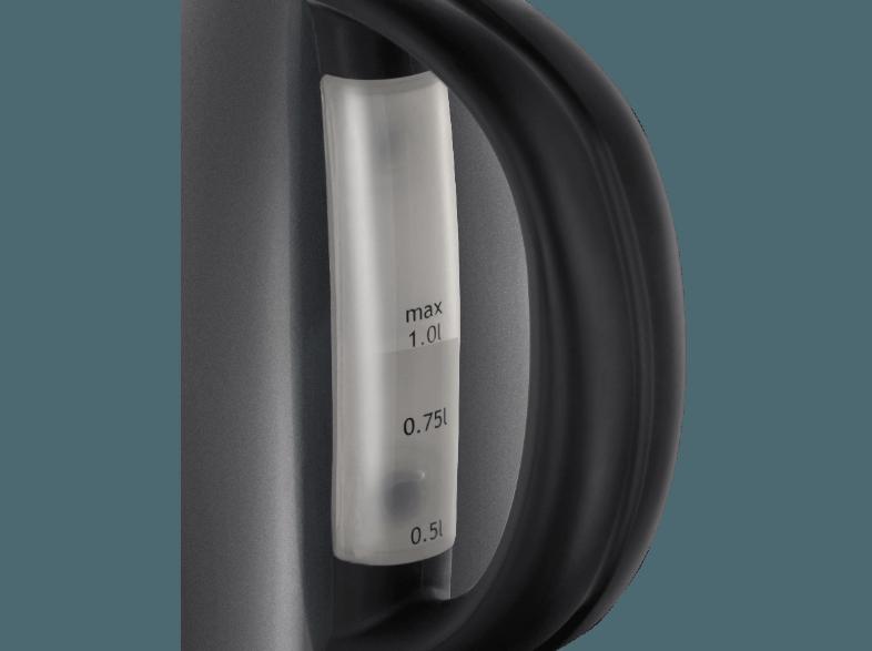 RUSSELL HOBBS 20192-70 Storm Grey Wasserkocher Grau/Schwarz (2200 Watt, 1.0 Liter)