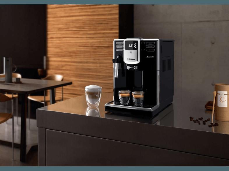 SAECO HD 8911/01 Incanto Kaffeevollautomat (Keramikmahlwerk, 1.8 Liter, Schwarz)