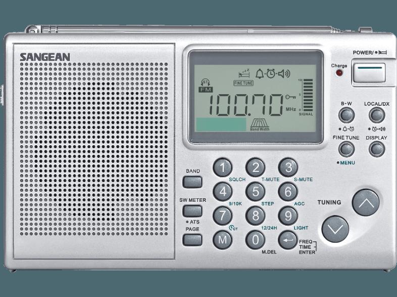 SANGEAN ATS-405  (AM / MW / UKW, Silber)