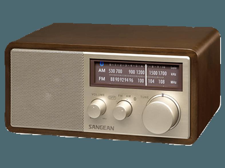 SANGEAN WR-11  (AM / FM Tuner, FM, MW, Wallnuss)