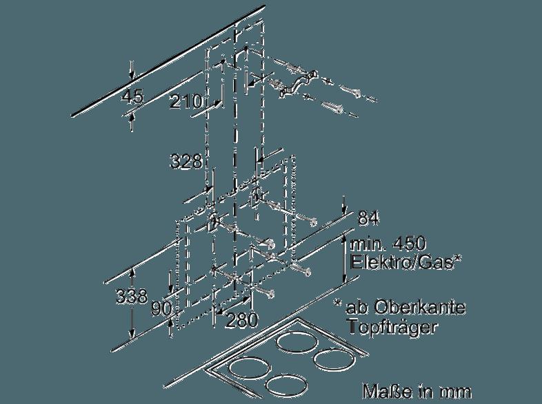 SIEMENS LC98KA271 Dunstabzugshaube (342 mm tief)