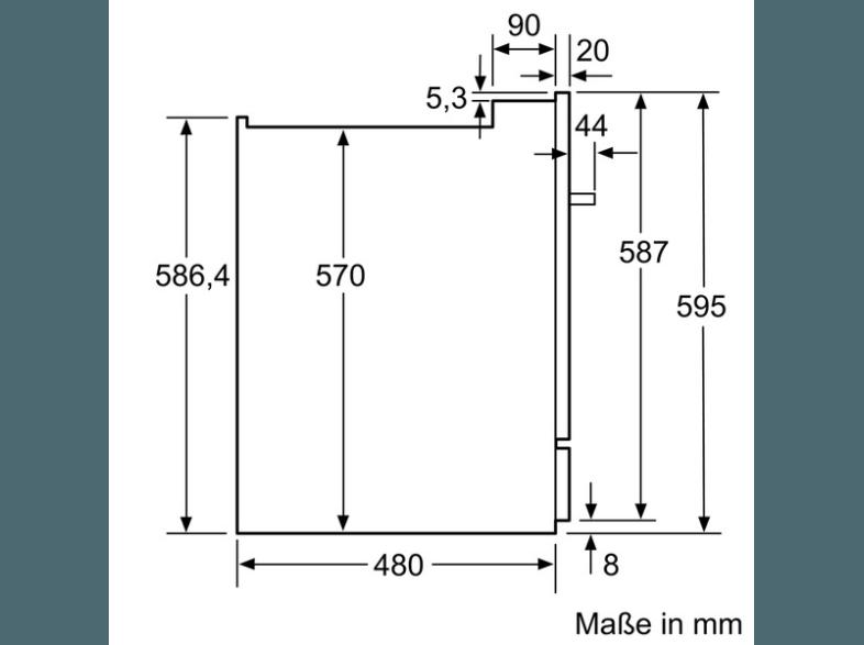 SIEMENS SC76M541EU Geschirrspüler (A , 595 mm breit, 45 dB (A), Edelstahl)