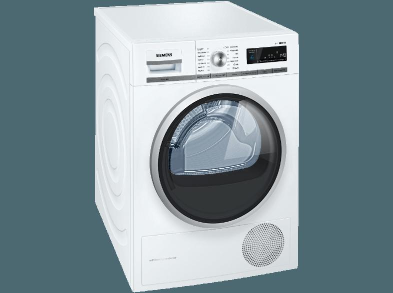 SIEMENS WT47W5W0 Kondensationstrockner mit Wärmepumpentechnologie (8 kg, A   )