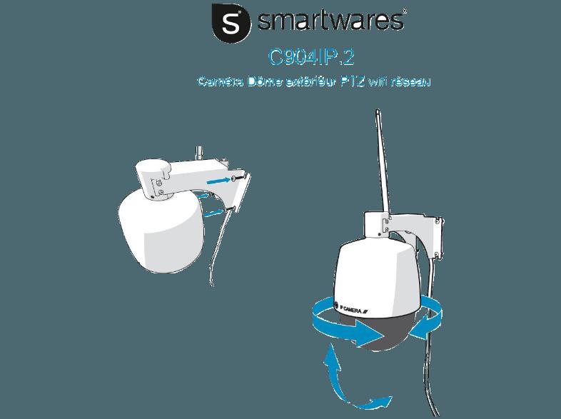 SMARTWARES SW C904IP.2 Plug & Play Netzwerkkamera, SMARTWARES, SW, C904IP.2, Plug, &, Play, Netzwerkkamera