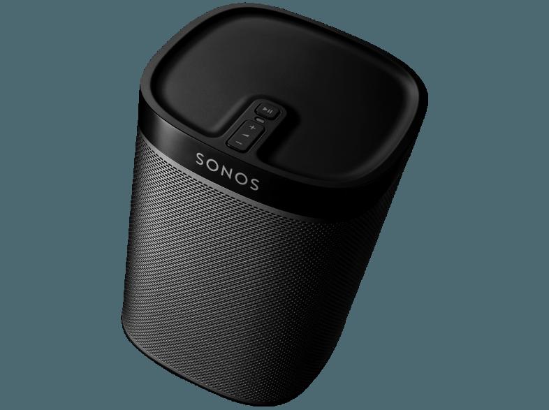 SONOS PLAY:1 - 2 Room Starter Set - Smart Speaker für Wireless Music Streaming (App-steuerbar, W-LAN Schnittstelle, Schwarz)