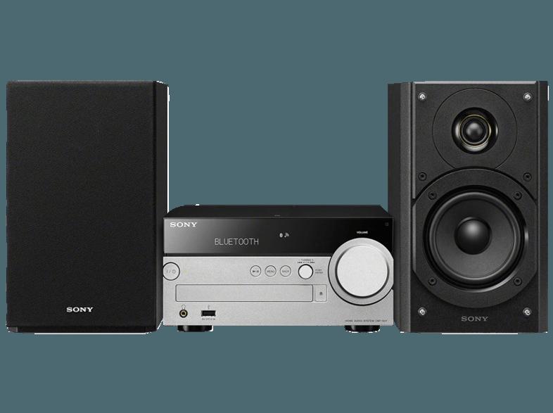 SONY CMT-SX7B Micro Anlage (Schwarz/Silber), SONY, CMT-SX7B, Micro, Anlage, Schwarz/Silber,