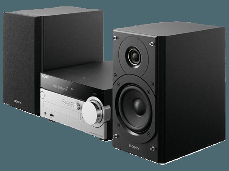 SONY CMT-SX7B Micro Anlage (Schwarz/Silber), SONY, CMT-SX7B, Micro, Anlage, Schwarz/Silber,