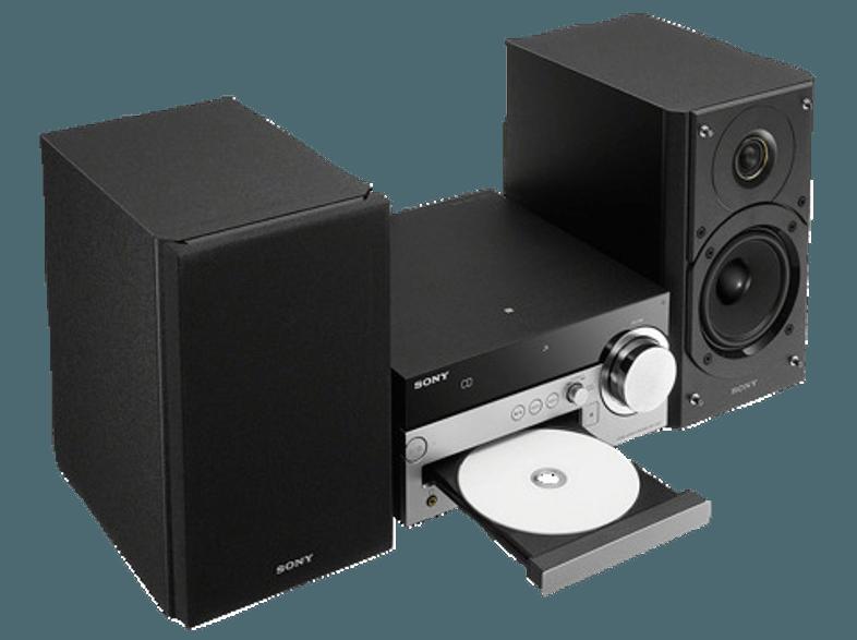 SONY CMT-SX7B Micro Anlage (Schwarz/Silber)