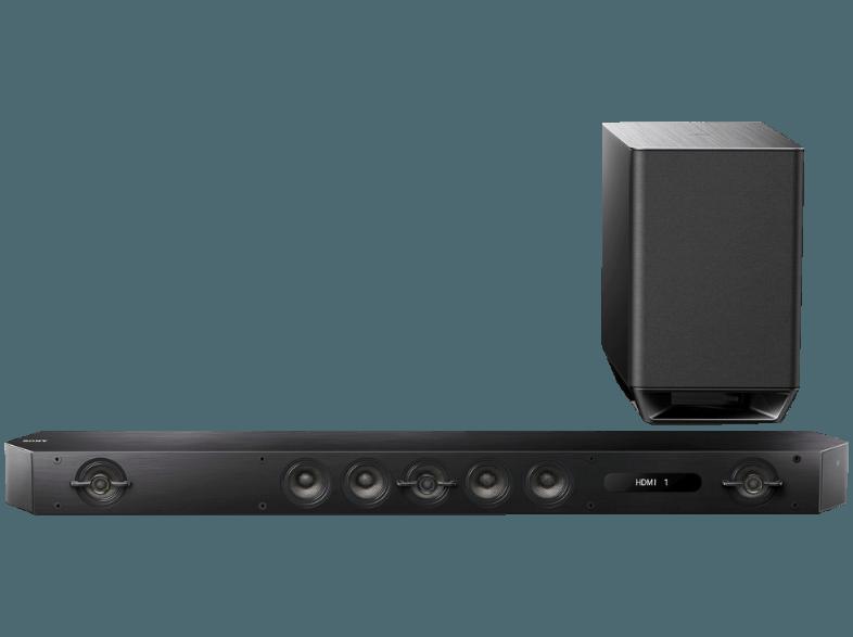 SONY HT-ST9 7.1 Heimkino-System (Soundbar, Kabelloser Subwoofer, Bluetooth, App-steuerbar, Schwarz), SONY, HT-ST9, 7.1, Heimkino-System, Soundbar, Kabelloser, Subwoofer, Bluetooth, App-steuerbar, Schwarz,