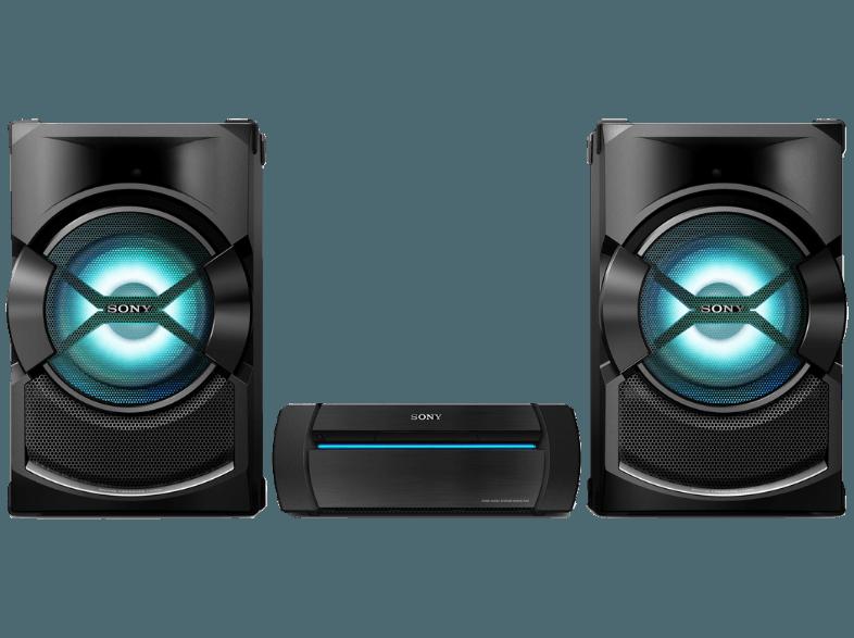 SONY SHAKE X3 Audiosystem (iPod Steuerung, CD, CD-R, CD-RW, Schwarz)