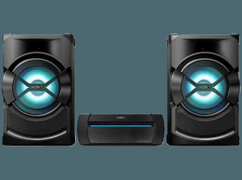 SONY SHAKE X3 Audiosystem (iPod Steuerung, CD, CD-R, CD-RW, Schwarz)