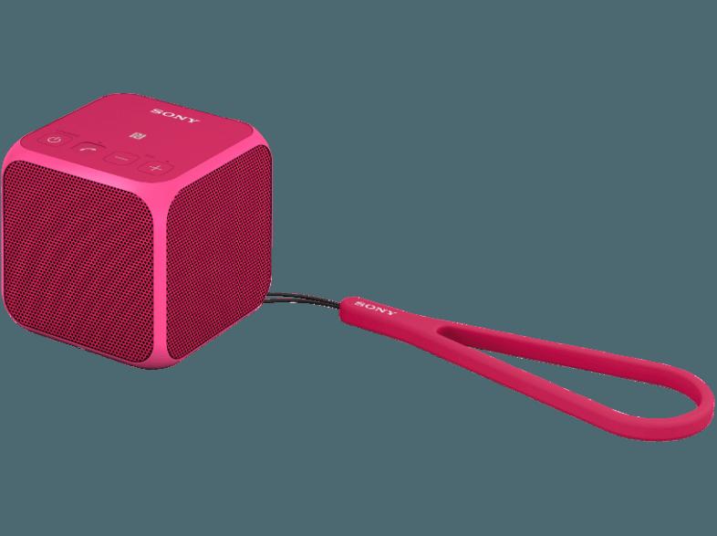 SONY SRS-X11 Tragbarer Bluetooth Lautsprecher Pink