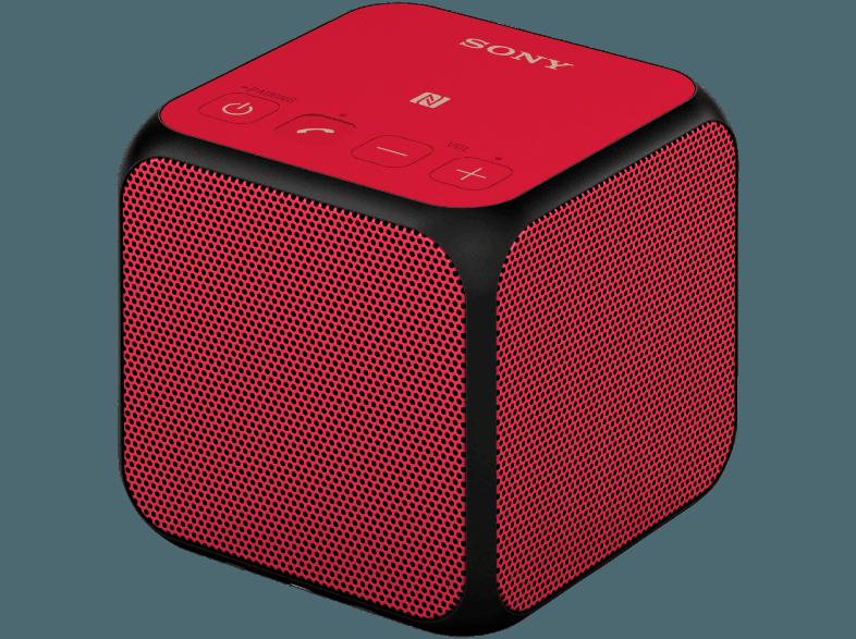 SONY SRS-X11 Tragbarer Bluetooth Lautsprecher Rot