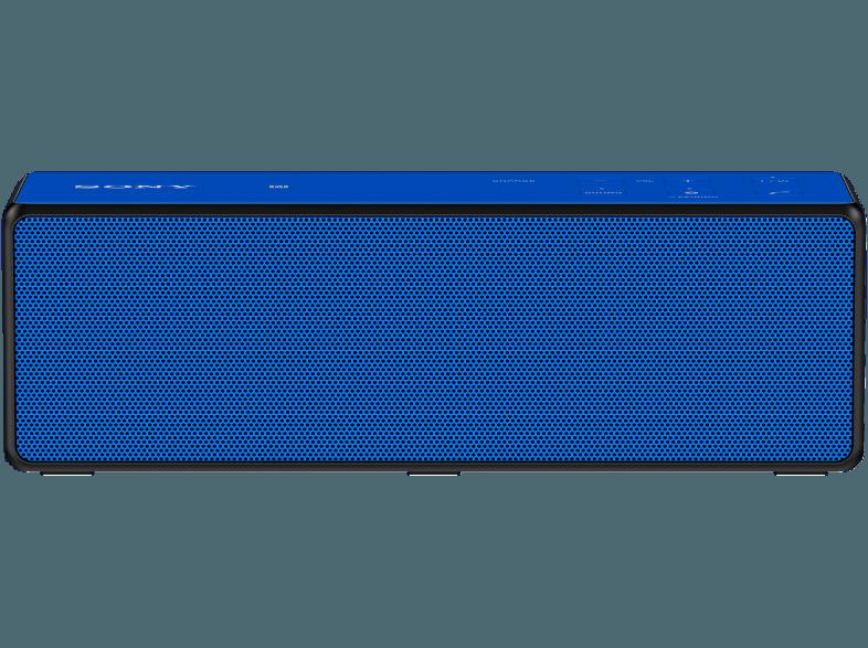 SONY SRS-X33 Tragbarer Bluetooth Lautsprecher Blau