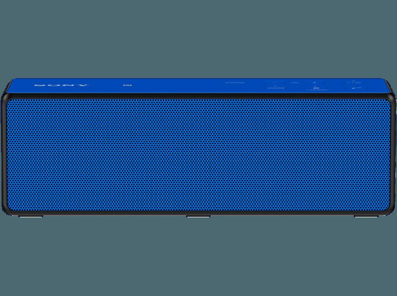 SONY SRS-X33 Tragbarer Bluetooth Lautsprecher Blau