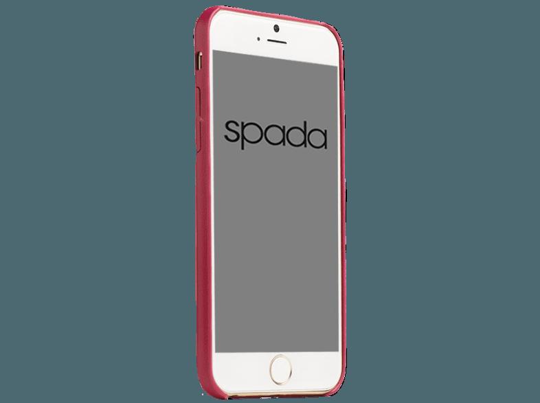 SPADA 018454 Back Case Lederlook Hartschale iPhone 6