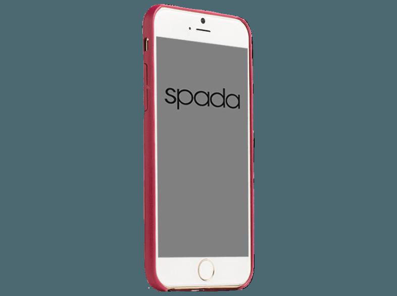 SPADA 018485 Back Case Lederlook Hartschale iPhone 6 Plus