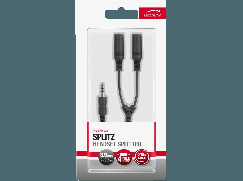 SPEEDLINK Splitz Headset schwarz