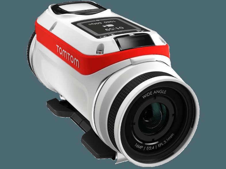 TOMTOM Bandit Actioncam Weiß (Wasserdicht bis: mit Unterwasserlinse bis zu 50 m,  WLAN), TOMTOM, Bandit, Actioncam, Weiß, Wasserdicht, bis:, Unterwasserlinse, bis, 50, m, WLAN,