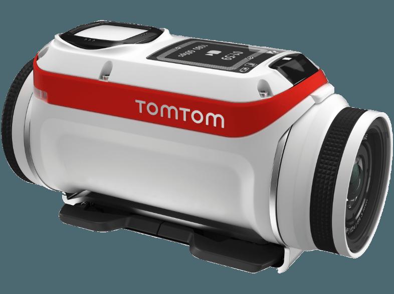 TOMTOM Bandit Actioncam Weiß (Wasserdicht bis: mit Unterwasserlinse bis zu 50 m,  WLAN)