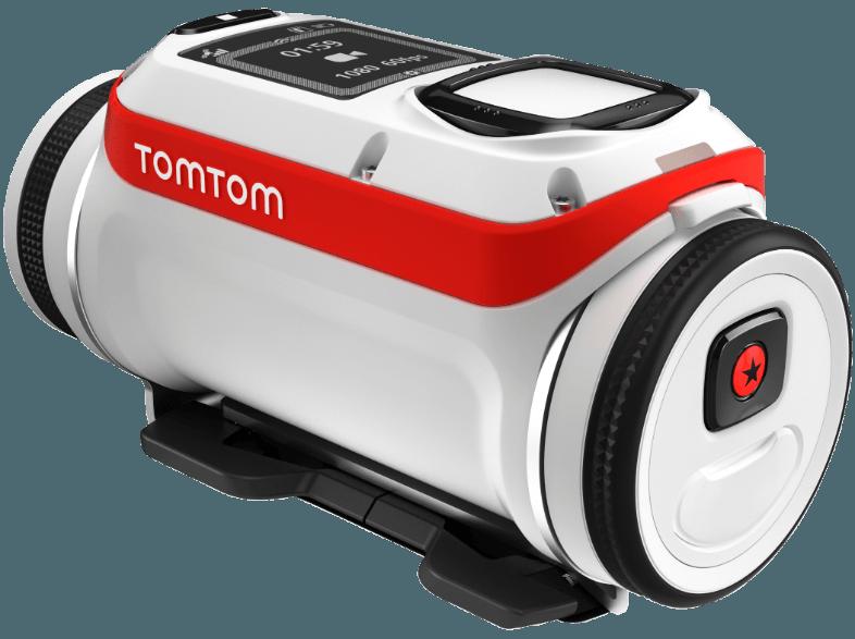 TOMTOM Bandit Actioncam Weiß (Wasserdicht bis: mit Unterwasserlinse bis zu 50 m,  WLAN)