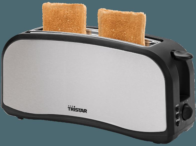 TRISTAR BR-2138 Toaster Silber/Schwarz (1 kW, Schlitze: 1), TRISTAR, BR-2138, Toaster, Silber/Schwarz, 1, kW, Schlitze:, 1,