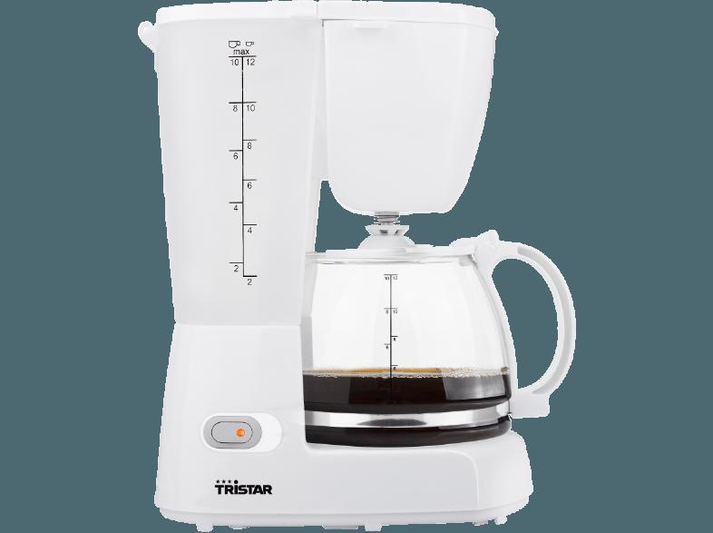 TRISTAR CM-1238 Kaffeemaschine Weiß (Glaskanne)