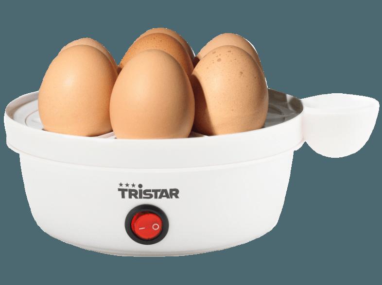 TRISTAR EK-3074 Eierkocher - Geeignet für 7 Eier Eierkocher (Anzahl Eier:7, Weiß)