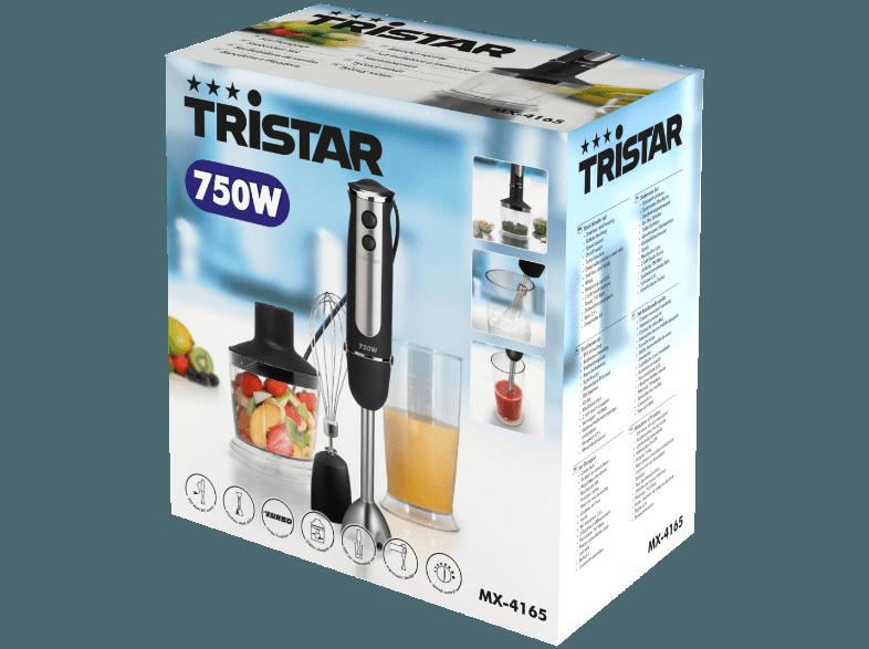 TRISTAR MX-4165 Stabmixer Set 750 Watt Schwarz, TRISTAR, MX-4165, Stabmixer, Set, 750, Watt, Schwarz