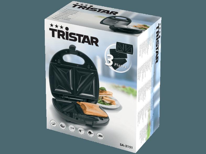 TRISTAR SA-2151 Sandwichmaker Schwarz, TRISTAR, SA-2151, Sandwichmaker, Schwarz