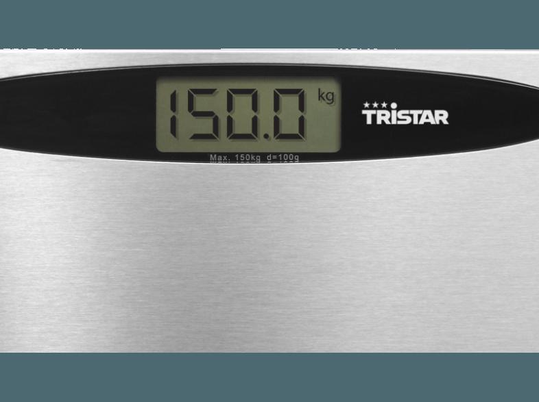 TRISTAR WG-2423 Personenwaage (Max. Tragkraft: 150 kg), TRISTAR, WG-2423, Personenwaage, Max., Tragkraft:, 150, kg,