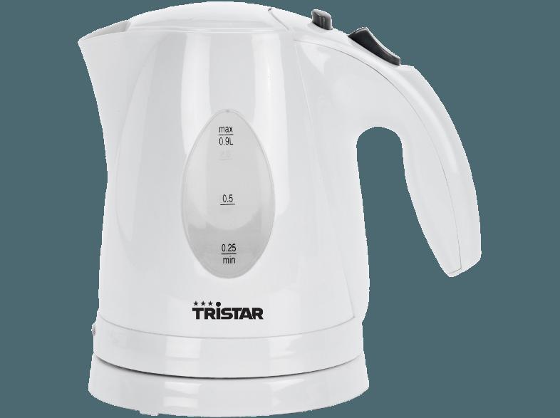 TRISTAR WK-1331 Wasserkocher Weiß (1000 Watt, 0.9 Liter)