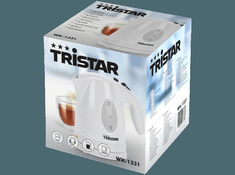 TRISTAR WK-1331 Wasserkocher Weiß (1000 Watt, 0.9 Liter)
