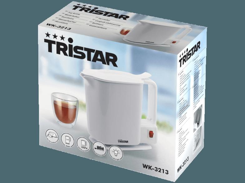 TRISTAR WK-3213 Wasserkocher Weiß (800 Watt, 1 Liter)