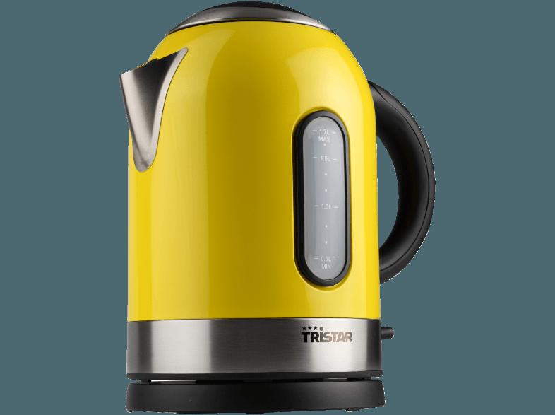 TRISTAR WK-3218 Wasserkocher Gelb/Schwarz (2400 Watt, 1.7 Liter)