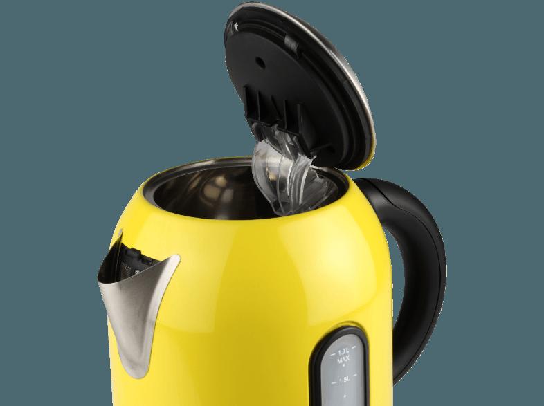 TRISTAR WK-3218 Wasserkocher Gelb/Schwarz (2400 Watt, 1.7 Liter)