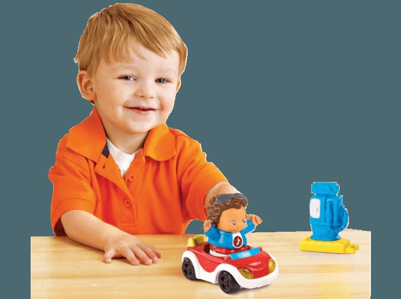 VTECH 80-162604 Kleine Entdeckerbande - Chris mit Cabrio Rot, Blau