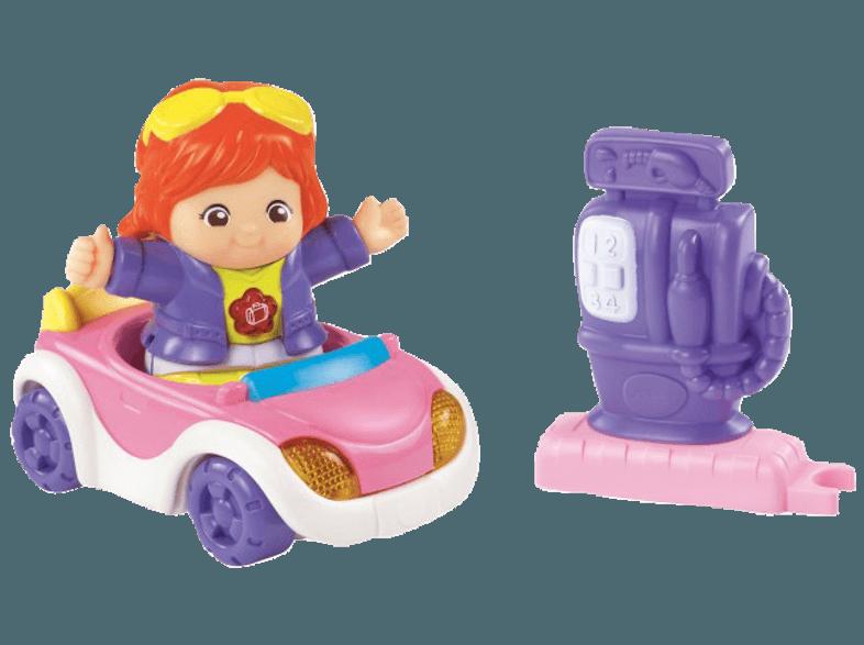 VTECH 80-162704 Kleine Entdeckerbande - Caro mit Cabrio Lila, Pink