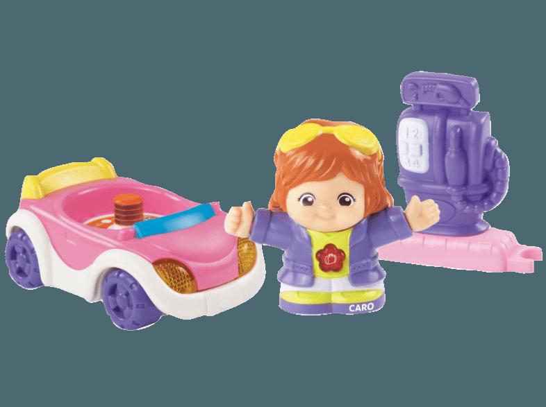 VTECH 80-162704 Kleine Entdeckerbande - Caro mit Cabrio Lila, Pink