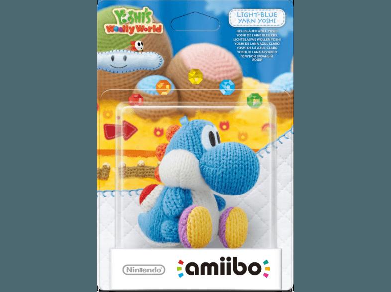 Woll-Yoshi hellblau - amiibo Yoshi's Woolly World