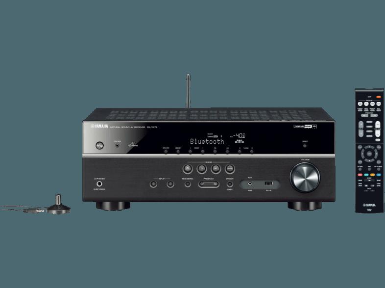 YAMAHA RX-V479 AV-Receiver (5 Kanäle, 115 Watt pro Kanal, Schwarz)