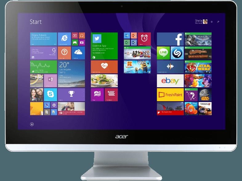 ACER Aspire ZC-700 All-in-One PC 19.5 Zoll Full HD TFT  bis zu 2.4 GHz