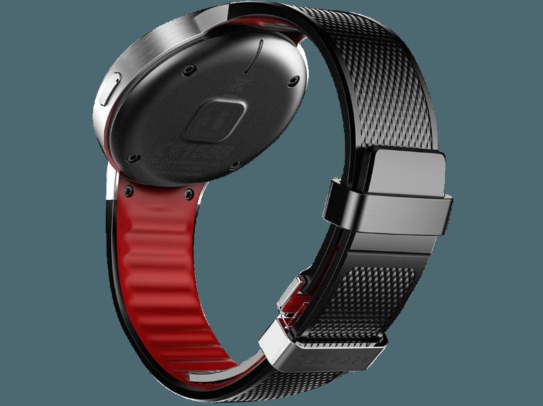 ALCATEL OT WATCH Schwarz/Rot (Smart Watch)