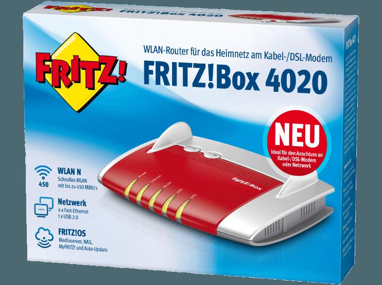 AVM FRITZ!Box 4020 Router, AVM, FRITZ!Box, 4020, Router