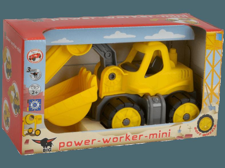 BIG 800055802 Power Worker Mini-Bagger Gelb, BIG, 800055802, Power, Worker, Mini-Bagger, Gelb