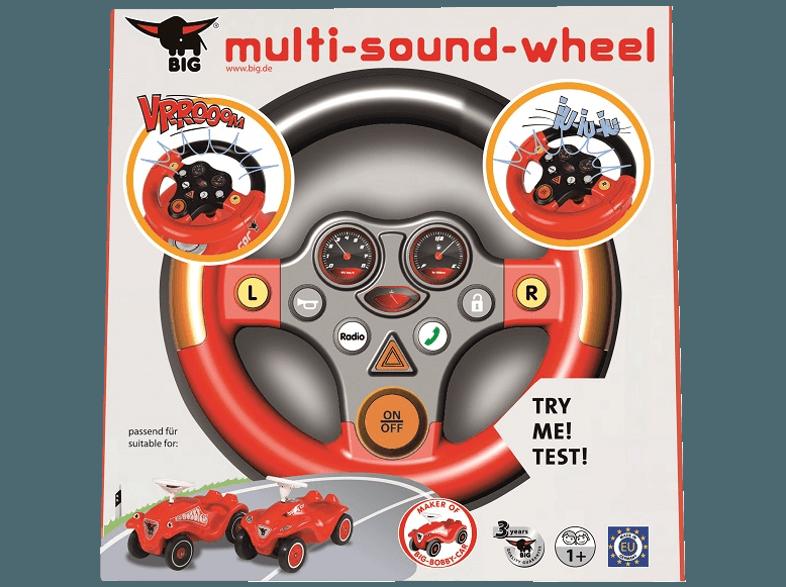 BIG 800056459 Multi Sound Wheel Rot, Schwarz