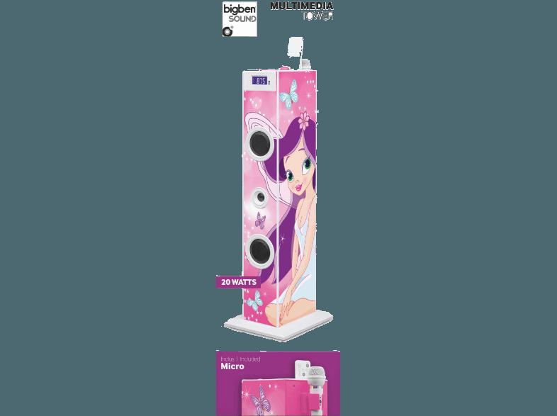 BIGBEN TW 5-Fairy II Sound Tower Pink/Lila, BIGBEN, TW, 5-Fairy, II, Sound, Tower, Pink/Lila