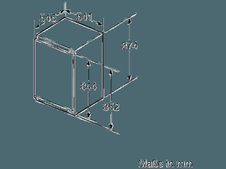 BOSCH KFL22VF30 Kühlschrank (148 kWh/Jahr, A  , 874 mm hoch, Weiß), BOSCH, KFL22VF30, Kühlschrank, 148, kWh/Jahr, A, , 874, mm, hoch, Weiß,