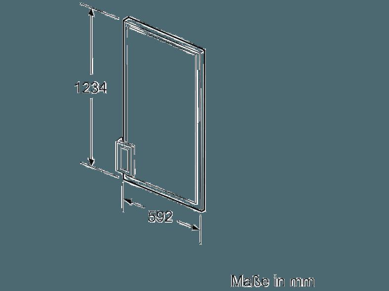 BOSCH KFL42VF30 Kühlschrank (172 kWh/Jahr, A  , 1221 mm hoch, Weiß)