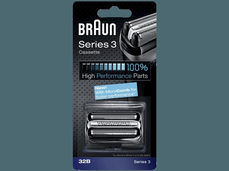 BRAUN Series 3 - 3040s inkl. Scherteil Herrenrasierer Schwarz/Blau (wet&dry)